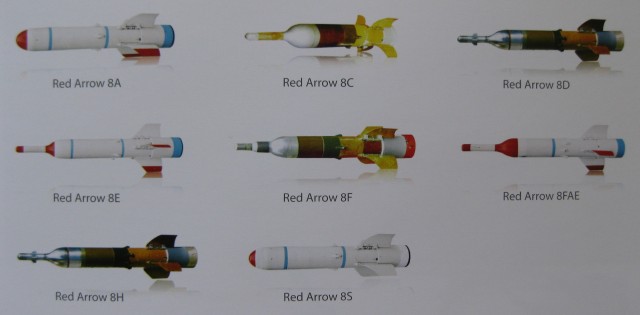 Resultado de imagen para misil antitanque flecha roja