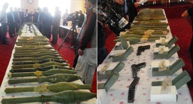 Conflicto sirio - Página 2 Iran-made-weapons-seized-in-bamyan